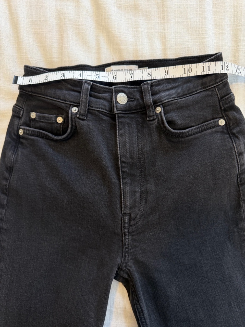 & Othe Stories Flare Leg Black Jeans Size 26 — image 8 of 8